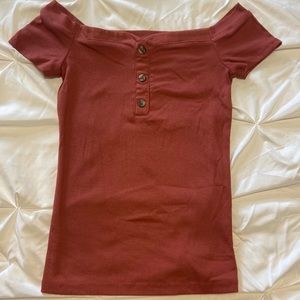 Aero Seriously Soft off-the-shoulder Top